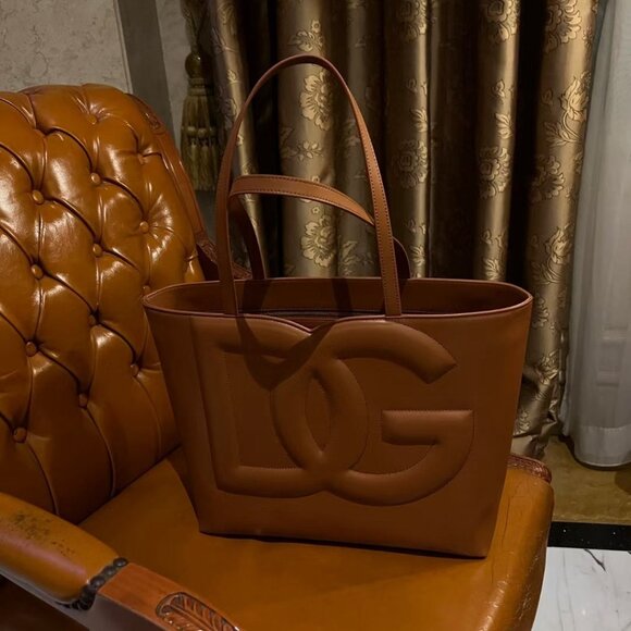 Dolce&Gabbana Brown Tote Bag Shoulder Bag - Picture 2 of 7